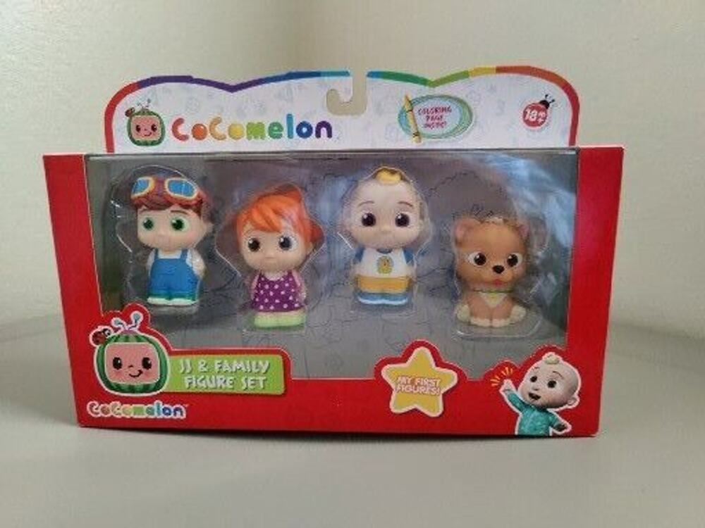 CoComelon JJ & Family Figure Pack With Mom Dad Bingo My First Figures 4 Pack all